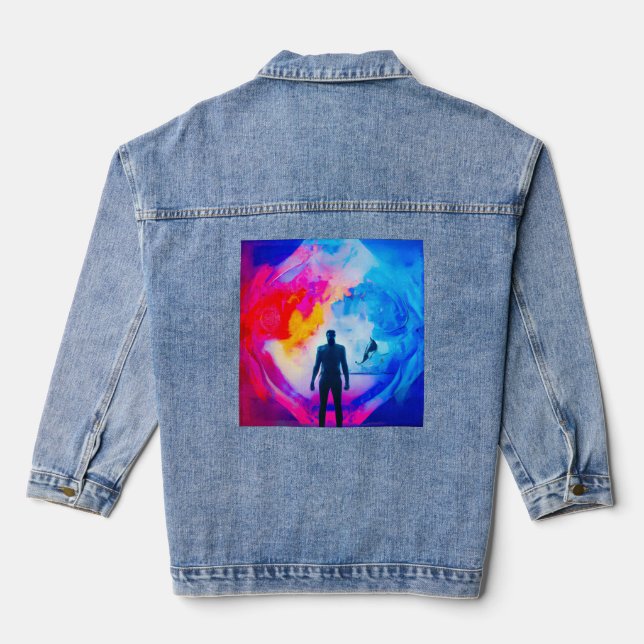 Standing in Colors Denim Jacket (Back)