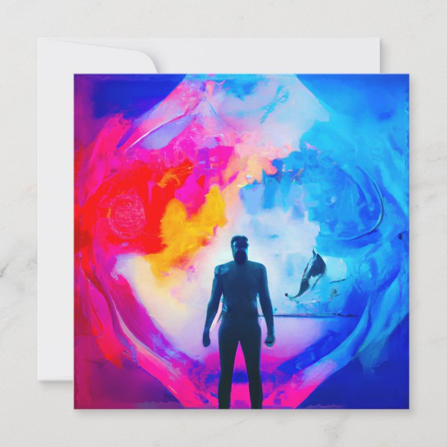 Standing in Colors Invitation (Front)