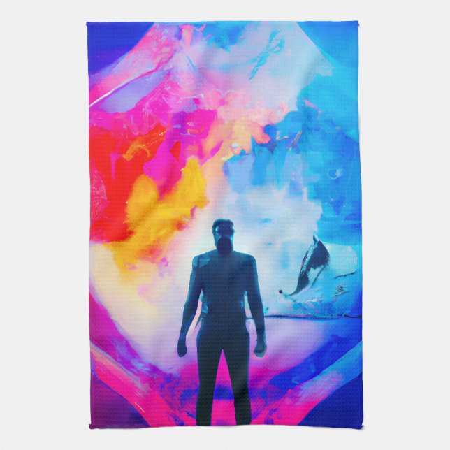 Standing in Colors Kitchen Towel (Vertical)