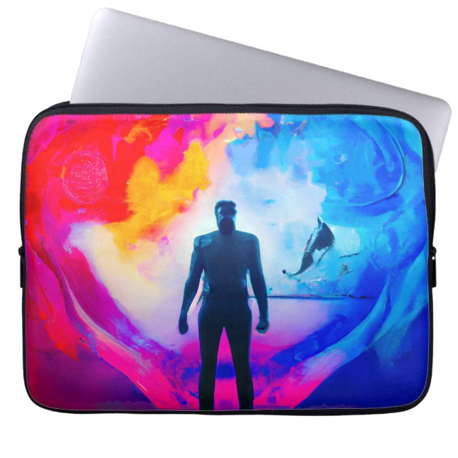 Standing in Colors Laptop Sleeve (Front)