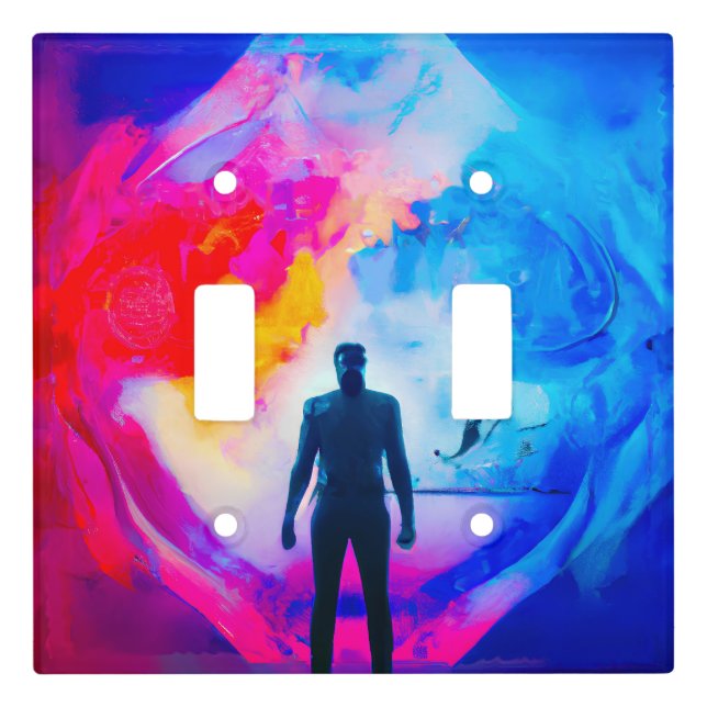 Standing in Colors Light Switch Cover (Front)