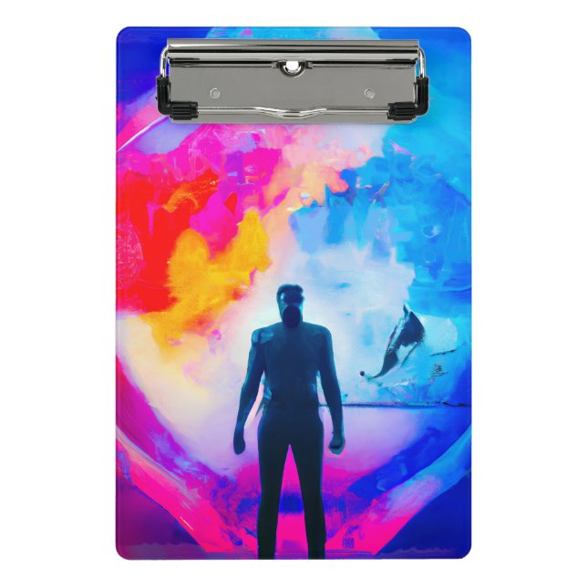 Standing in Colors Mini Clipboard (Front)