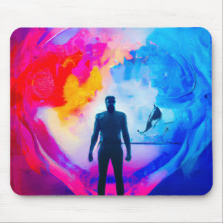 Standing in Colors Mouse Pad