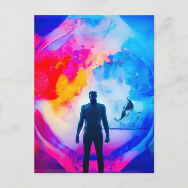 Standing in Colors Postcard (Front)