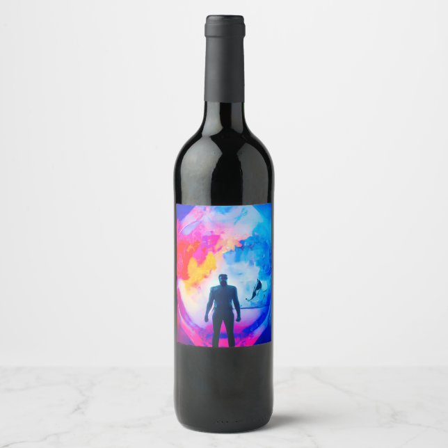 Standing in Colors Wine Label (Front)