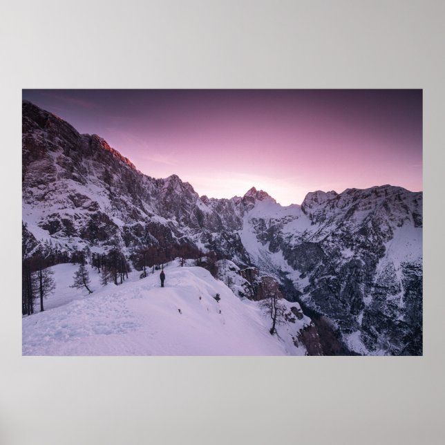 Standing in winter wonderland poster (Front)