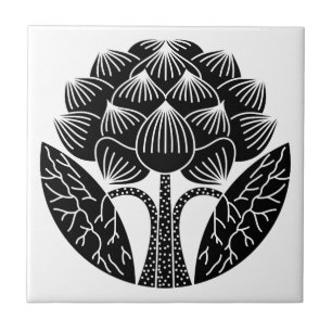Standing Lotus flower Ceramic Tile
