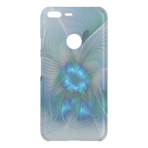 Standing Ovations Abstract Blue Turquoise Fractal Uncommon Google Pixel XL Case