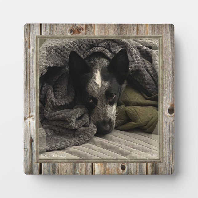Standing Picture with Faux Wood Frame HAMbWG (Front)