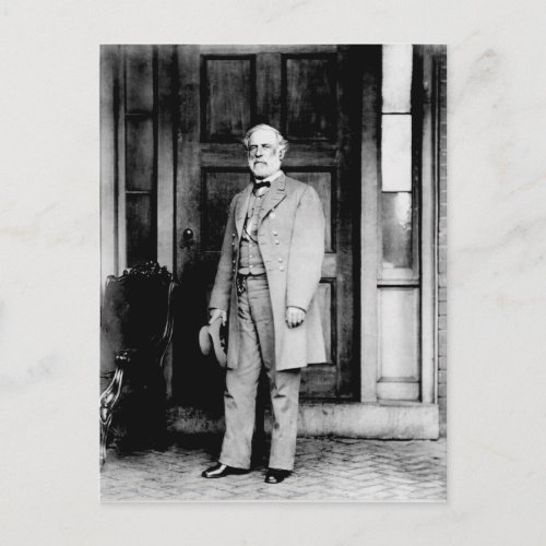Standing Portrait of General Robert E Lee Postcard