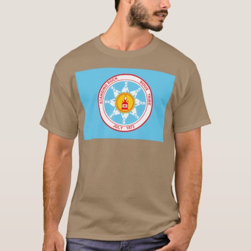 STANDING ROCK SIOUX TRIBE FLAG  T_Shirt