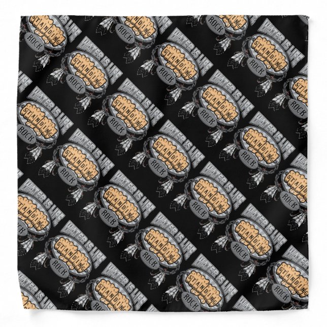 Standing Rock Water is Life Fists Bandana (Front)