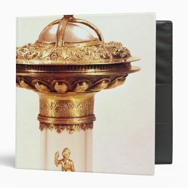 Standing salt, rock crystal with silver gilt binder (Front/Inside)