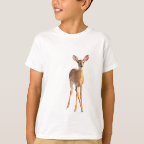 Standing Speckled Fawn Kids T-Shirt