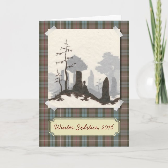 Standing Stones Solstice / Holiday Card (Front)
