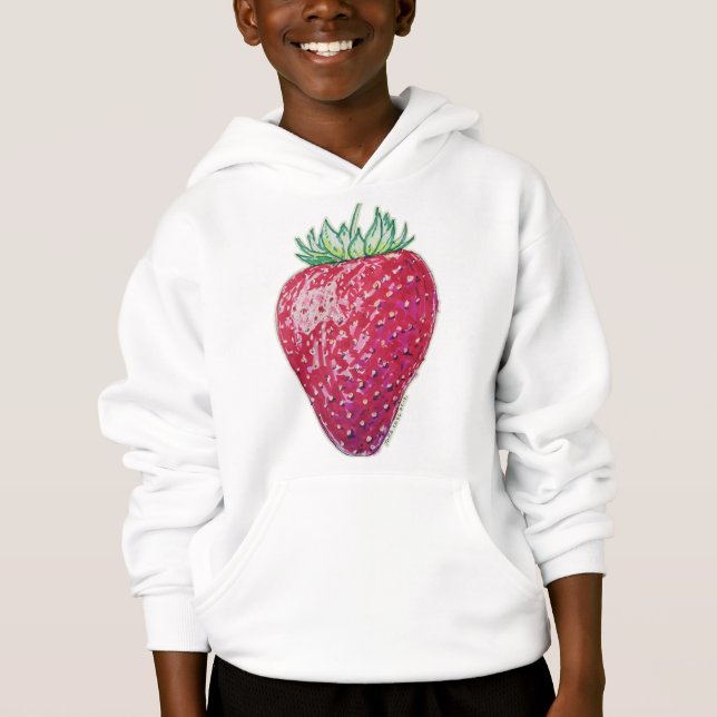 Standing Strawberry Hoodie (Front)