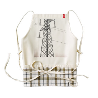 Standing tall and powerful zazzle HEART apron