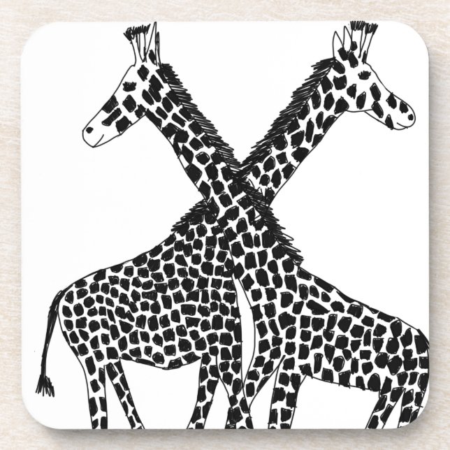Standing tall beverage coaster (Front)