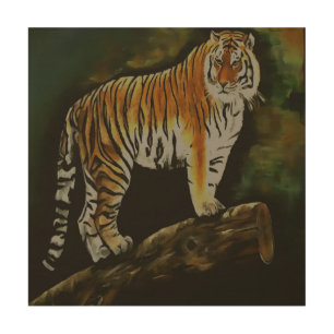 Standing Tiger Safari Animal Art