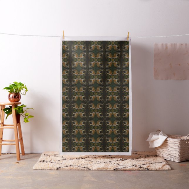Standing Tiger Safari  Animal Art Fabric (In Situ)