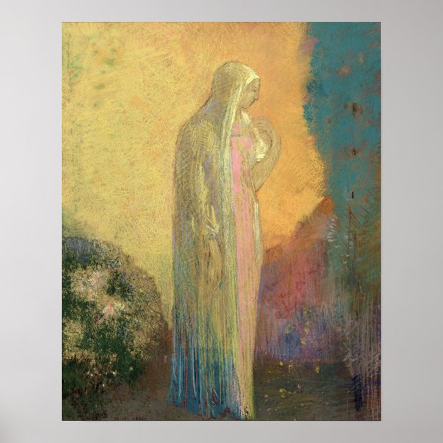 Standing Veiled Woman Poster (Front)