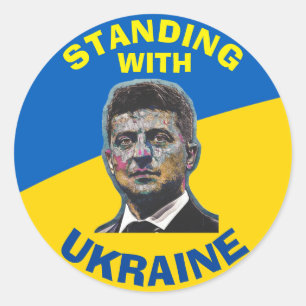 STANDING WITH UKRAINE Stickers