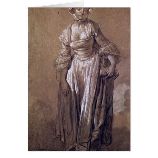 Standing Young Girl Cards (Front)