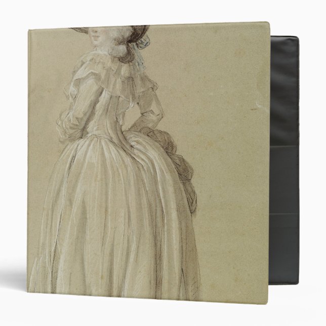 Standing Young Woman Binder (Front/Inside)
