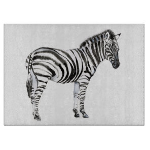 Standing Zebra Cutting Board