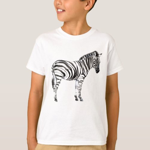 Standing Zebra T_Shirt