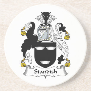 Standish Family Crest Drink Coaster