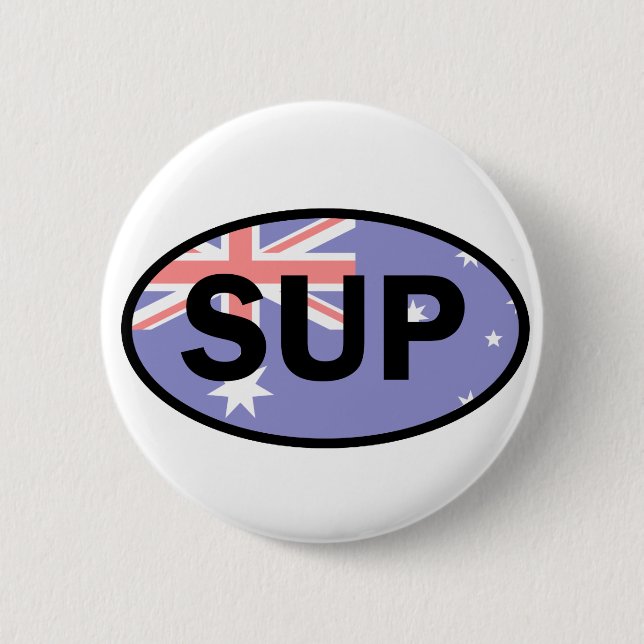 Standup Paddleboard Australia Flag Button (Front)
