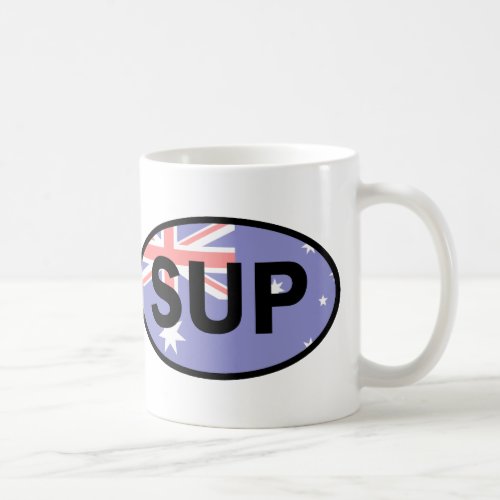 Standup Paddleboard Australia Flag Coffee Mug