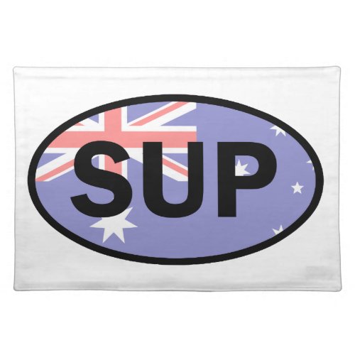 Standup Paddleboard Australia Flag Placemat