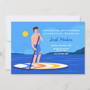Standup Paddleboard Invitation