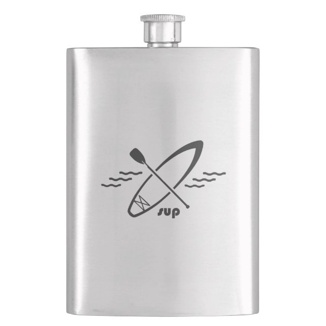 Standup Paddleboarding Flask (Front)
