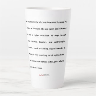 Stanford BAD Lab - Group Poem Latte Mug