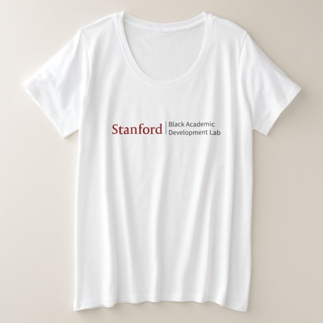 Stanford BAD Lab - Primary Mark Plus Size T-Shirt (Design Front)