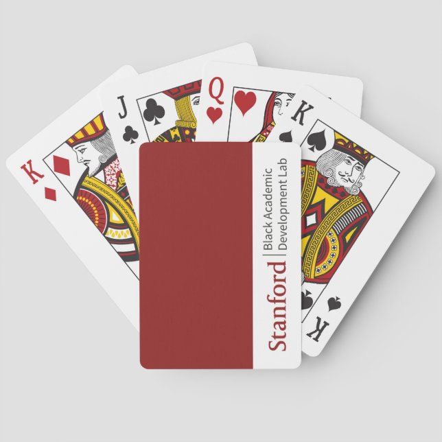 Stanford BAD Lab - Primary Mark Poker Cards (Back)