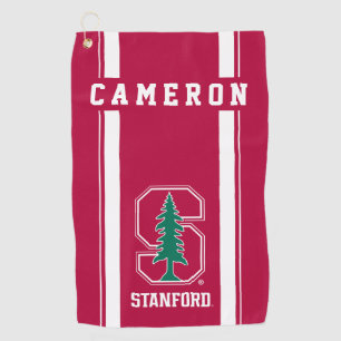 Stanford Block "S" with Tree Add Your Name Golf Towel