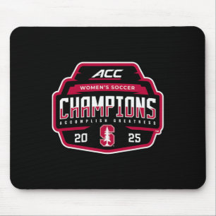 Stanford Cardinal Acc Champs 2025 Women's Soccer  Mouse Pad