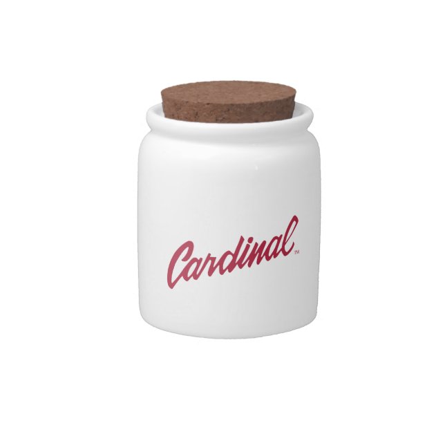 Stanford Cardinal Candy Jar (Front)
