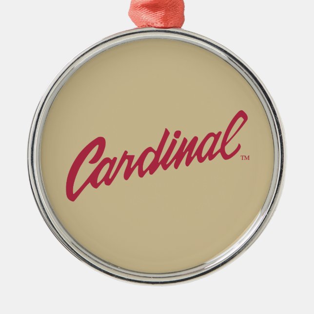 Stanford Cardinal Ornament (Front)