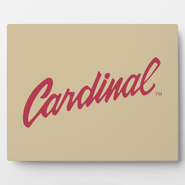 Stanford Cardinal Plaque (Front)