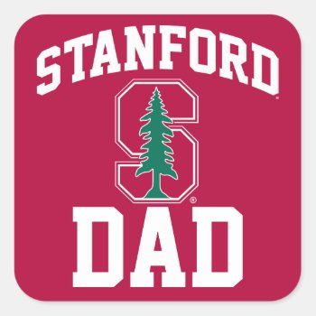 Stanford Family Pride Square Sticker by Stanford at Zazzle