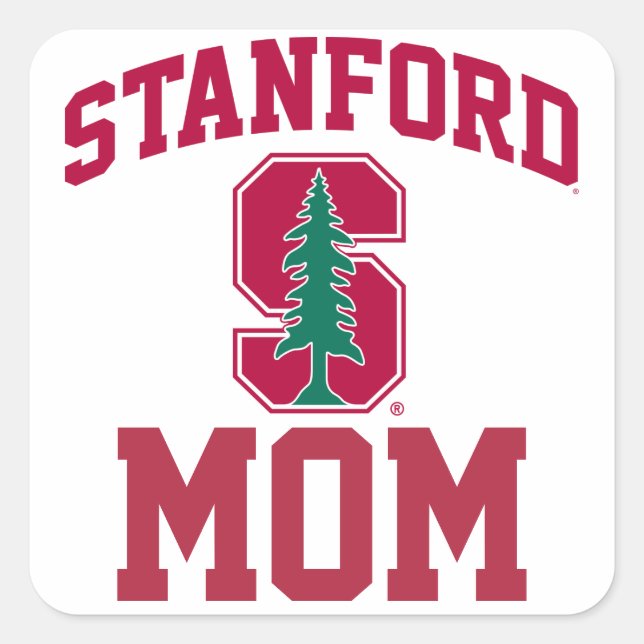 Stanford Family Pride Square Sticker (Front)