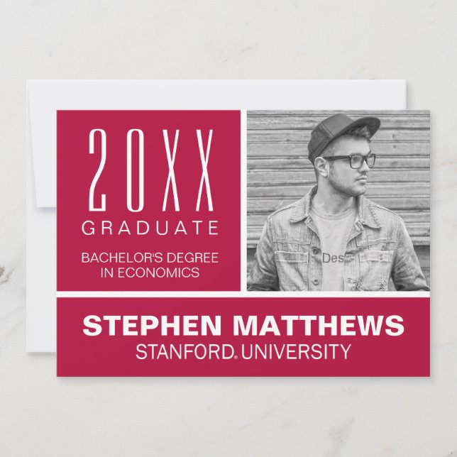 Stanford Graduation Announcement (Front)
