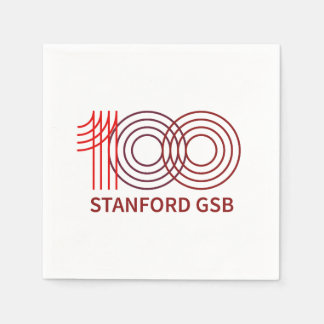 Stanford GSB 100th Anniversary Logo Napkins