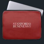 Stanford GSB Logo Laptop Sleeve<br><div class="desc">Show your pride and connection to one of the world’s top business schools with this official Stanford Graduate School of Business design. Featuring the iconic Stanford Business logo in bold red and black lettering, this professional and timeless design is perfect for students, alumni, faculty, and supporters. Whether you're gifting it...</div>