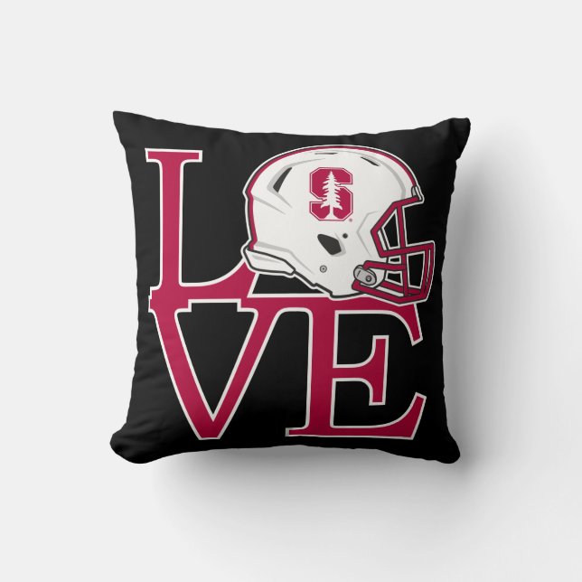 Stanford Love Throw Pillow (Front)